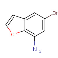 856679-61-3 5-bromo-1-benzofuran-7-amine chemical structure