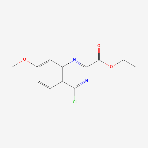 1189107-22-9 ethyl 4-chloro-7-methoxyquinazoline-2-carboxylate chemical structure