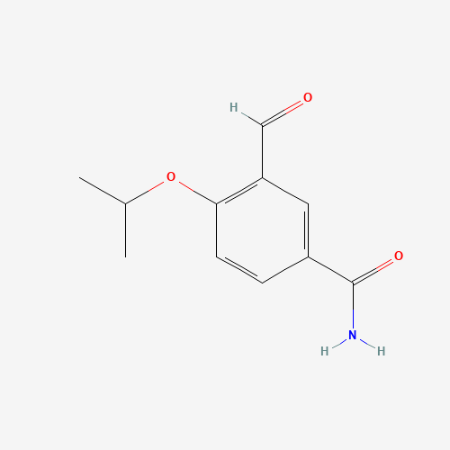 190271-79-5 3-formyl-4-propan-2-yloxybenzamide chemical structure