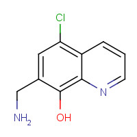 61627-01-8 7-(aminomethyl)-5-chloroquinolin-8-ol chemical structure