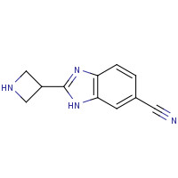 1350355-90-6 2-(azetidin-3-yl)-3H-benzimidazole-5-carbonitrile chemical structure