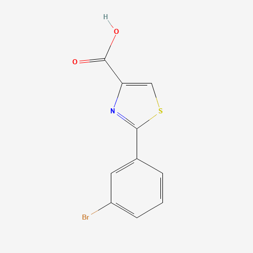 886369-02-4 2-(3-bromophenyl)-1,3-thiazole-4-carboxylic acid chemical structure