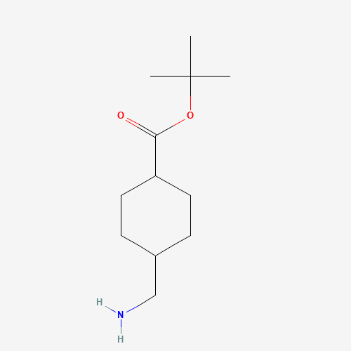 215120-70-0 tert-butyl 4-(aminomethyl)cyclohexane-1-carboxylate chemical structure
