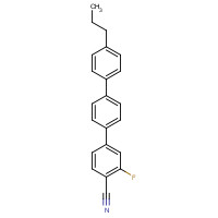 127655-35-0 2-fluoro-4-[4-(4-propylphenyl)phenyl]benzonitrile chemical structure