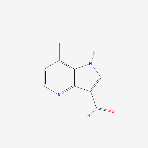 1023817-89-1 7-methyl-1H-pyrrolo[3,2-b]pyridine-3-carbaldehyde chemical structure