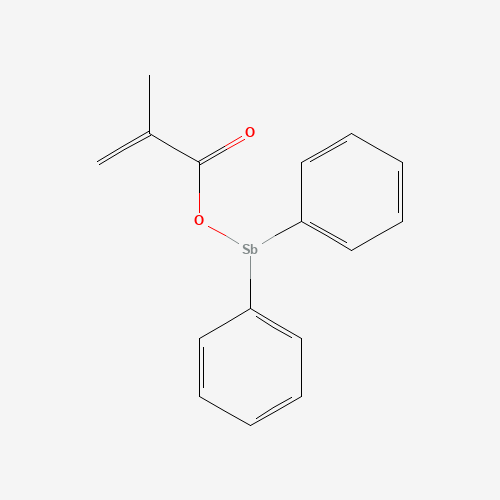 5613-66-1 diphenylstibanyl 2-methylprop-2-enoate chemical structure