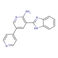 1261220-36-3 3-(1H-benzimidazol-2-yl)-5-pyridin-4-ylpyridin-2-amine chemical structure