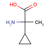 5687-72-9 2-amino-2-cyclopropylpropanoic acid chemical structure