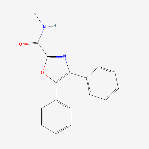 34015-90-2 N-methyl-4,5-diphenyl-1,3-oxazole-2-carboxamide chemical structure
