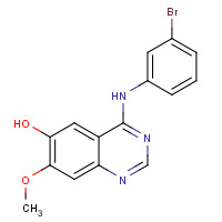 295330-61-9 4-(3-bromoanilino)-7-methoxyquinazolin-6-ol chemical structure