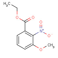 10573-02-1 ethyl 3-methoxy-2-nitrobenzoate chemical structure