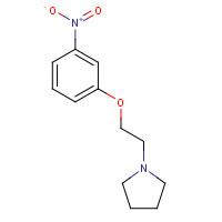 92848-18-5 1-[2-(3-nitrophenoxy)ethyl]pyrrolidine chemical structure