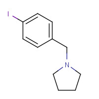 858676-60-5 1-[(4-iodophenyl)methyl]pyrrolidine chemical structure