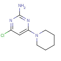 104637-64-1 4-chloro-6-piperidin-1-ylpyrimidin-2-amine chemical structure