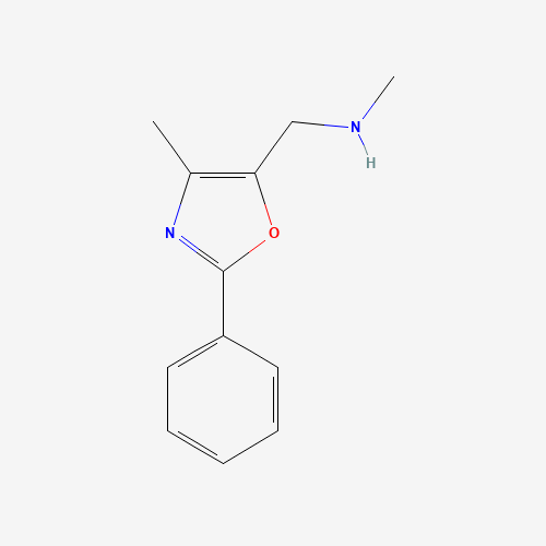 1031843-28-3 N-methyl-1-(4-methyl-2-phenyl-1,3-oxazol-5-yl)methanamine chemical structure