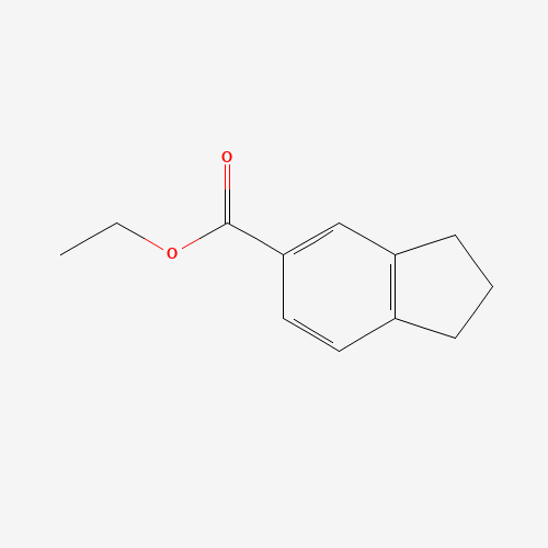 105640-11-7 ethyl 2,3-dihydro-1H-indene-5-carboxylate chemical structure