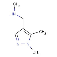514801-21-9 1-(1,5-dimethylpyrazol-4-yl)-N-methylmethanamine chemical structure
