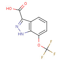 885277-92-9 7-(trifluoromethoxy)-1H-indazole-3-carboxylic acid chemical structure