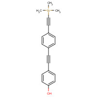910467-75-3 4-[2-[4-(2-trimethylsilylethynyl)phenyl]ethynyl]phenol chemical structure