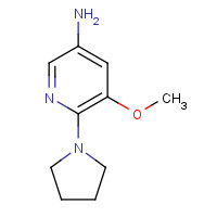 1419604-01-5 5-methoxy-6-pyrrolidin-1-ylpyridin-3-amine chemical structure