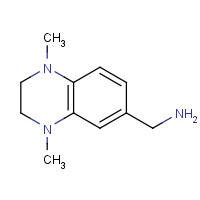 850375-15-4 (1,4-dimethyl-2,3-dihydroquinoxalin-6-yl)methanamine chemical structure