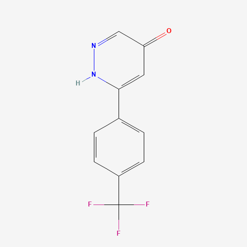 849680-81-5 6-[4-(trifluoromethyl)phenyl]-1H-pyridazin-4-one chemical structure