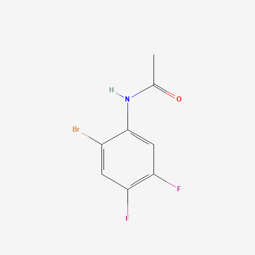 64695-81-4 N-(2-bromo-4,5-difluorophenyl)acetamide chemical structure