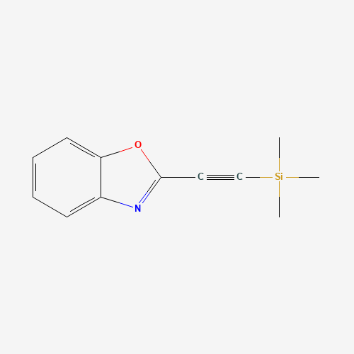 1373278-89-7 2-(1,3-benzoxazol-2-yl)ethynyl-trimethylsilane chemical structure