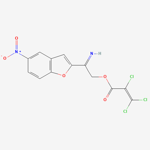 680579-22-0 [2-imino-2-(5-nitro-1-benzofuran-2-yl)ethyl] 2,3,3-trichloroprop-2-enoate chemical structure