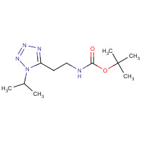 1244059-02-6 tert-butyl N-[2-(1-propan-2-yltetrazol-5-yl)ethyl]carbamate chemical structure