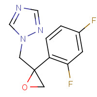 86386-76-7 1-[[2-(2,4-difluorophenyl)oxiran-2-yl]methyl]-1,2,4-triazole chemical structure