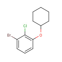 1369901-13-2 1-bromo-2-chloro-3-cyclohexyloxybenzene chemical structure