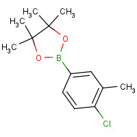 445303-11-7 2-(4-chloro-3-methylphenyl)-4,4,5,5-tetramethyl-1,3,2-dioxaborolane chemical structure