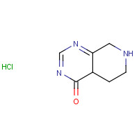 1209597-83-0 5,6,7,8-tetrahydro-4aH-pyrido[3,4-d]pyrimidin-4-one;hydrochloride chemical structure