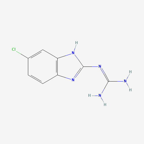 70590-32-8 2-(6-chloro-1H-benzimidazol-2-yl)guanidine chemical structure