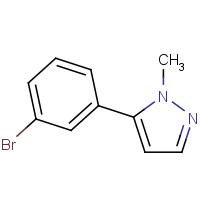 425379-69-7 5-(3-bromophenyl)-1-methylpyrazole chemical structure