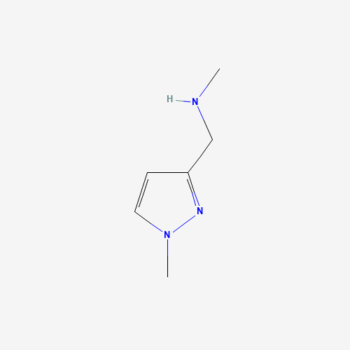 871825-57-9 N-methyl-1-(1-methylpyrazol-3-yl)methanamine chemical structure