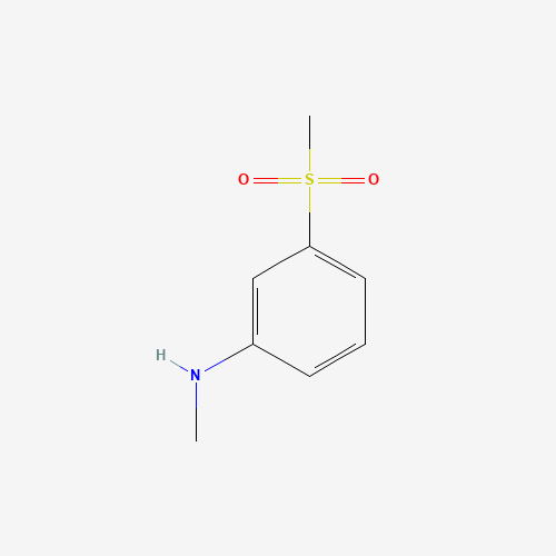 156461-79-9 N-methyl-3-methylsulfonylaniline chemical structure