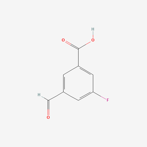 1289005-85-1 3-fluoro-5-formylbenzoic acid chemical structure