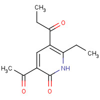 247169-71-7 3-acetyl-6-ethyl-5-propanoyl-1H-pyridin-2-one chemical structure