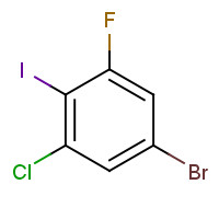 83027-73-0 5-bromo-1-chloro-3-fluoro-2-iodobenzene chemical structure