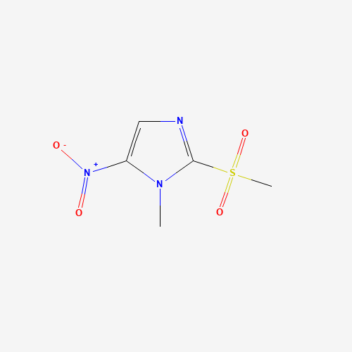 1615-53-8 1-methyl-2-methylsulfonyl-5-nitroimidazole chemical structure
