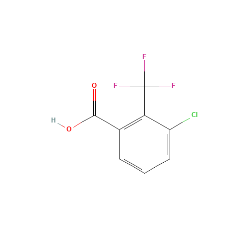 857061-43-9 3-chloro-2-(trifluoromethyl)benzoic acid chemical structure