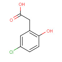 24161-38-4 2-(5-chloro-2-hydroxyphenyl)acetic acid chemical structure