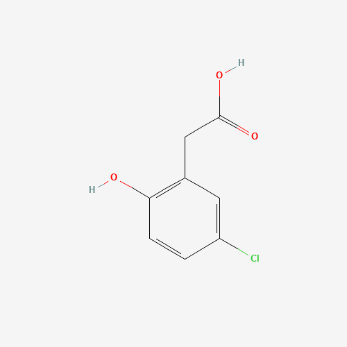 24161-38-4 2-(5-chloro-2-hydroxyphenyl)acetic acid chemical structure
