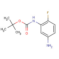 535170-18-4 tert-butyl N-(5-amino-2-fluorophenyl)carbamate chemical structure