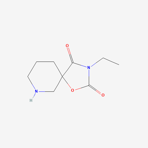 118937-18-1 3-ethyl-1-oxa-3,9-diazaspiro[4.5]decane-2,4-dione chemical structure
