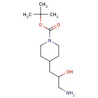 1119205-17-2 tert-butyl 4-(3-amino-2-hydroxypropyl)piperidine-1-carboxylate chemical structure