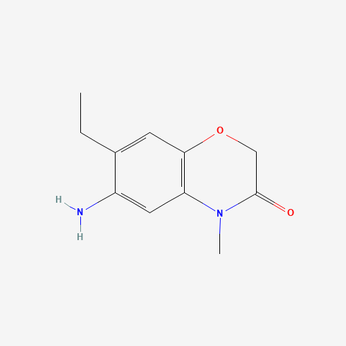 1232685-19-6 6-amino-7-ethyl-4-methyl-1,4-benzoxazin-3-one chemical structure