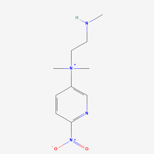 1346675-79-3 dimethyl-[2-(methylamino)ethyl]-(6-nitropyridin-3-yl)azanium chemical structure